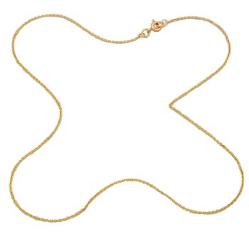 9ct gold 1.5g 18 inch trace Chain